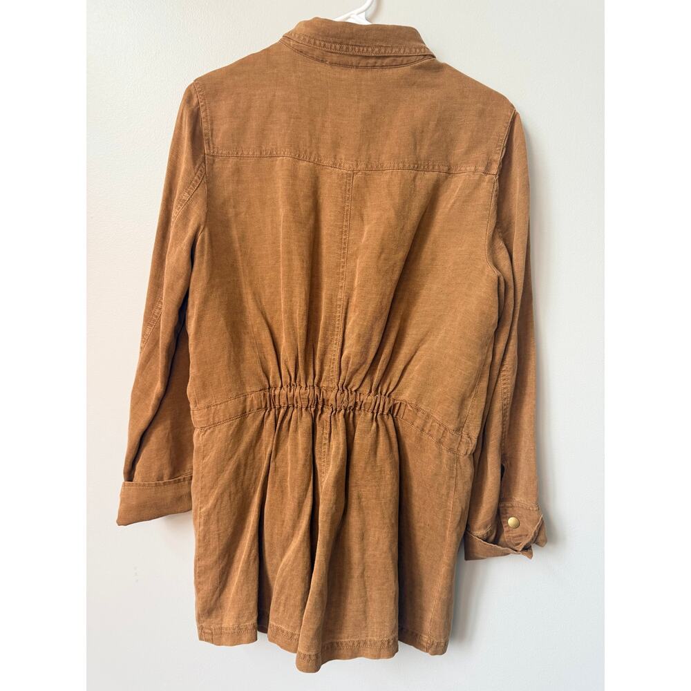 C&C California Cargo Safari Jacket, Brown Field Coat size Small - Picture 3 of 6
